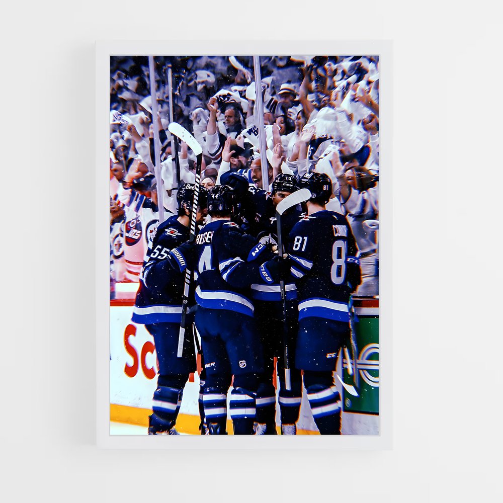 Poster Victoire Canucks – affiche Hockey sur glace (vue 3)